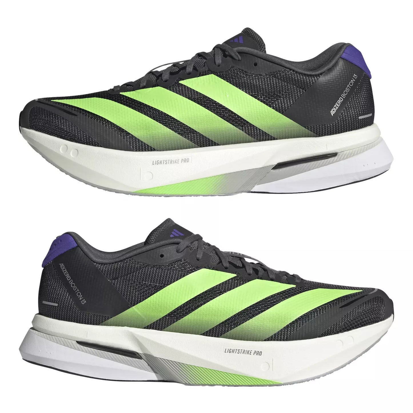 ADIZERO BOSTON 13 M CBLACK/LIMBUR/ENEINK