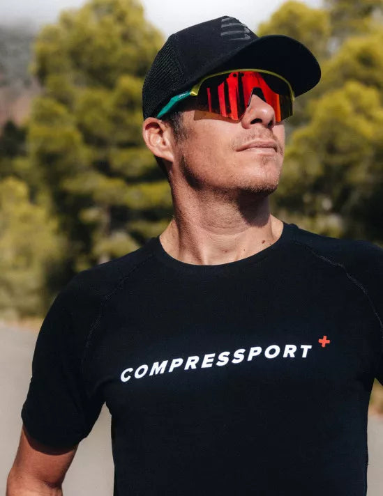 Training SS Logo Tshirt M - Black