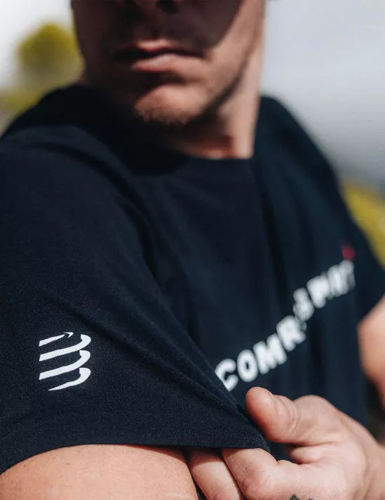 Training SS Logo Tshirt M - Black