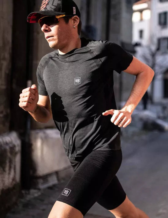 Compression Run Short - Black