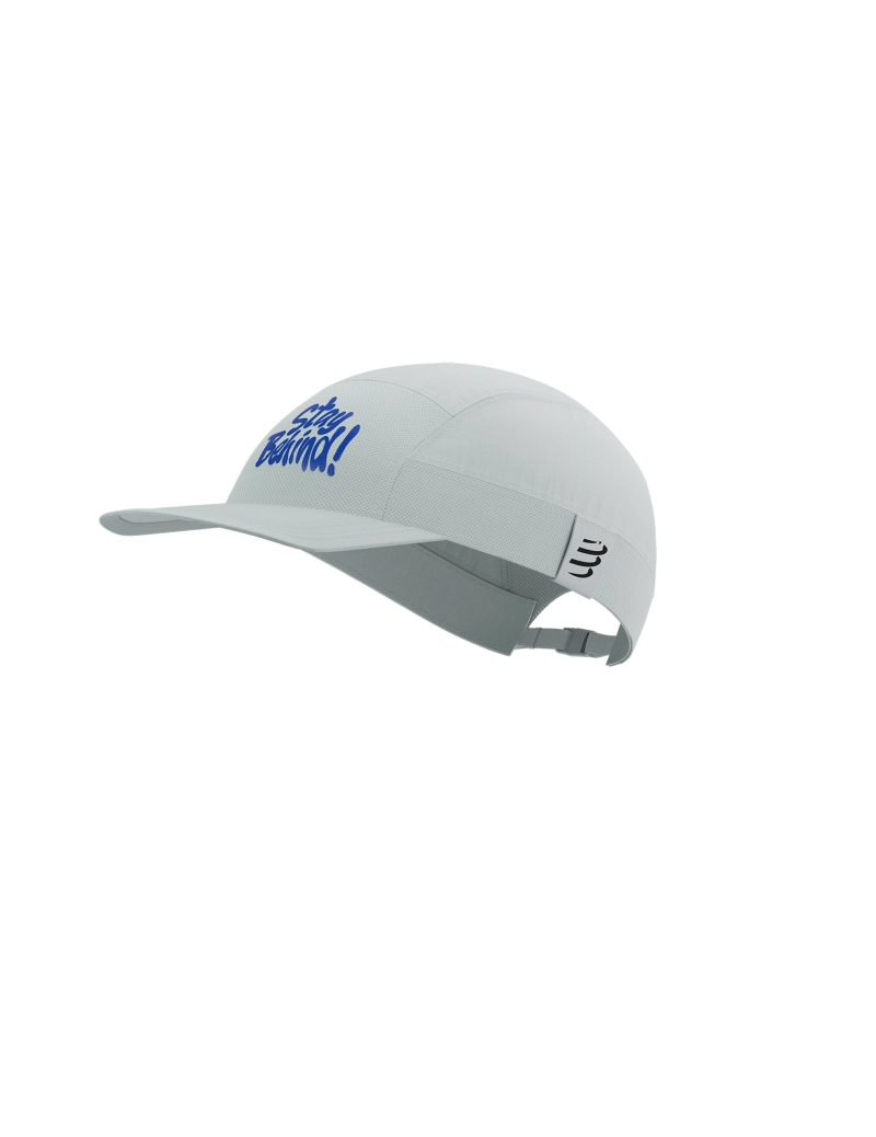 5 Panel Light Cap Stay Behind Star - White