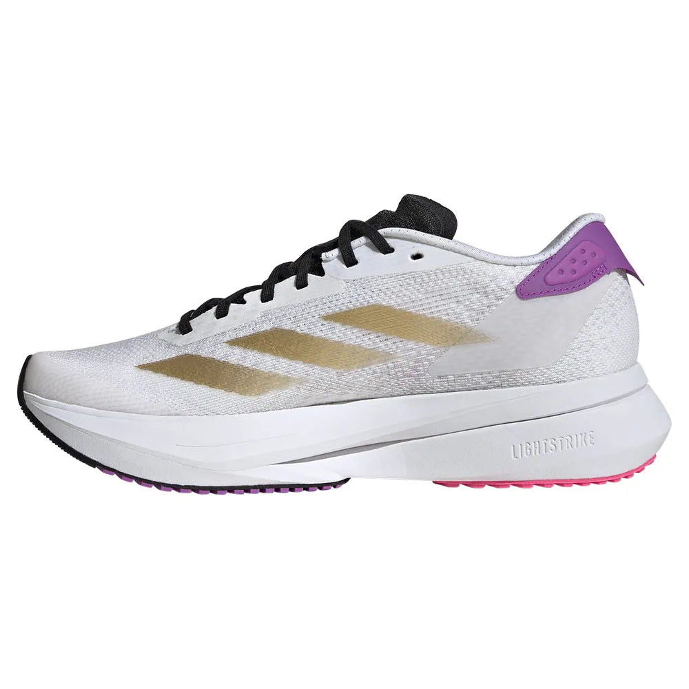 ADIZERO SL2 W Cloud White/ Gold Met/ Purple Brust