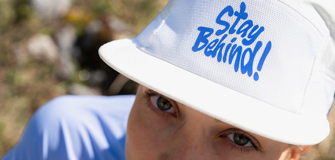 5 Panel Light Cap Stay Behind Star - White