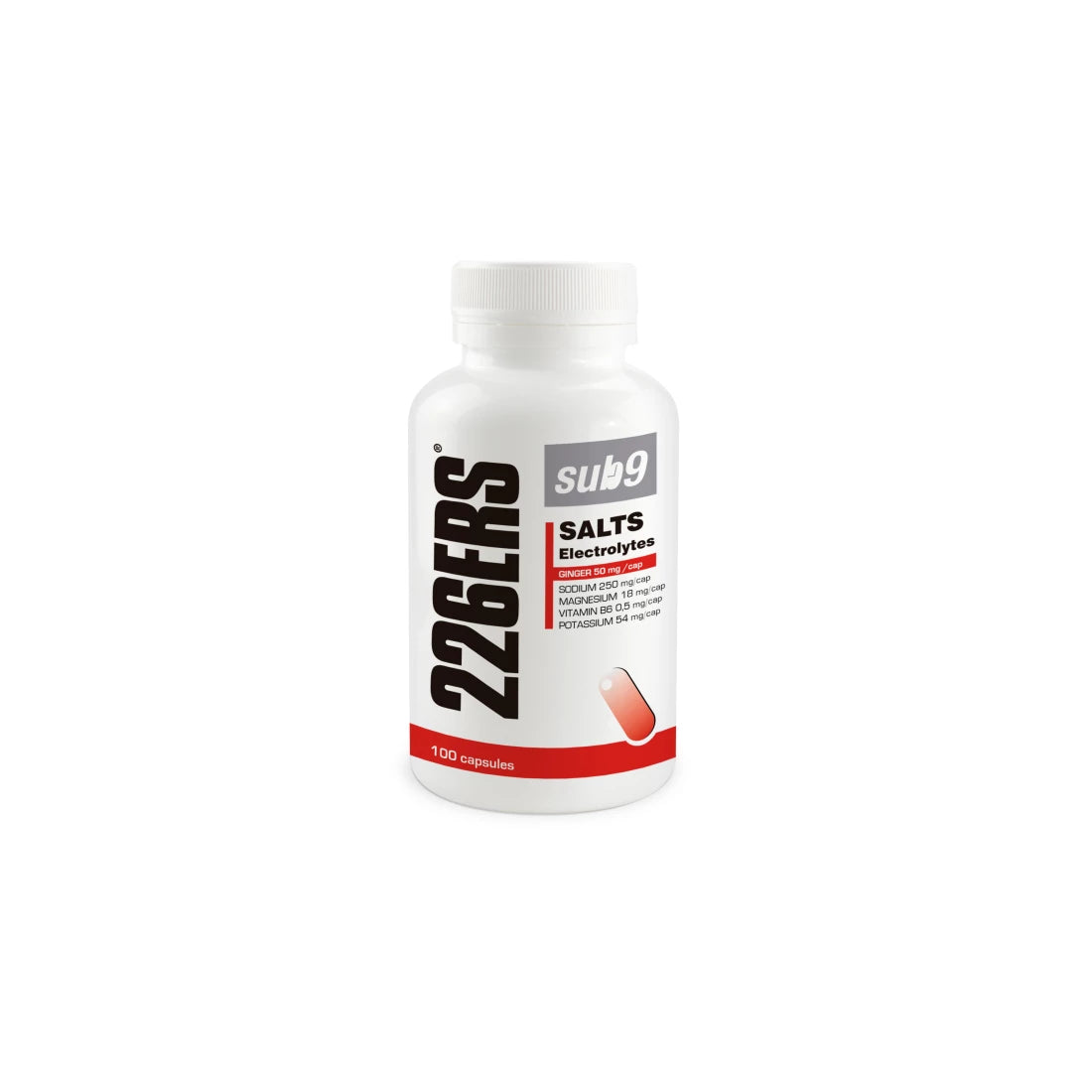 SUB9 SALTS ELECTROLYTES - Eletrólitos - 100 Cápsulas