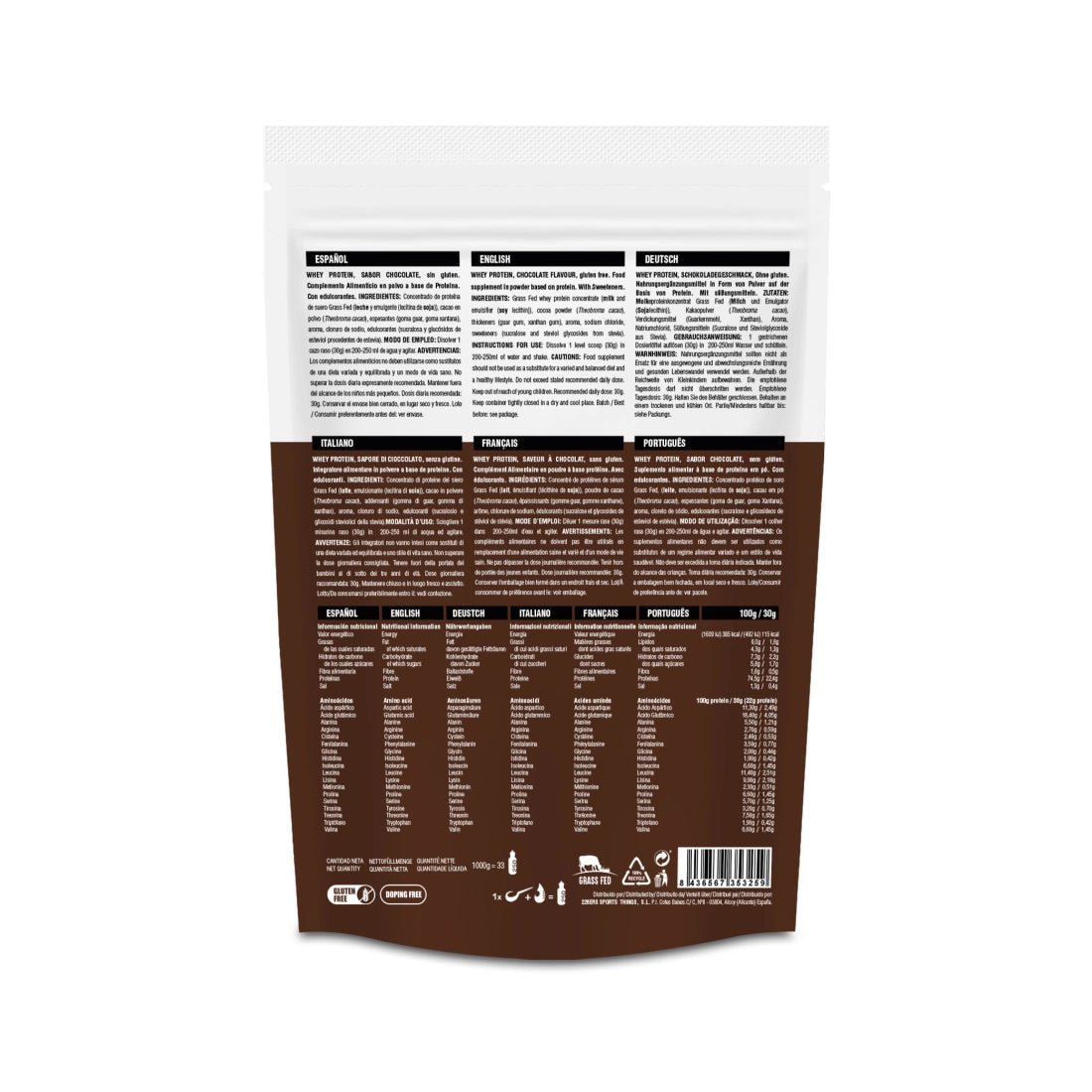 WHEY PROTEIN - Grass Fed Protein Shake - 1Kg
