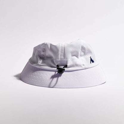 Feather Buck Hat - White