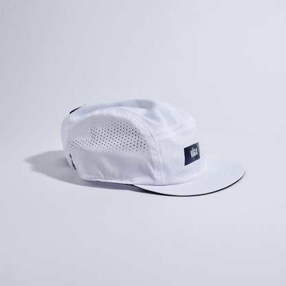 Feather Racing Cap - White