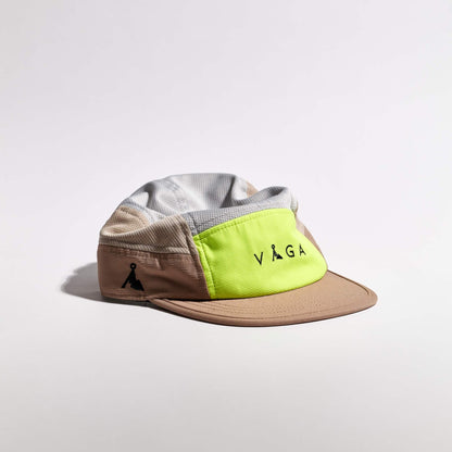 CLUB CAP - Taupe / Neon Yellow / Light Grey