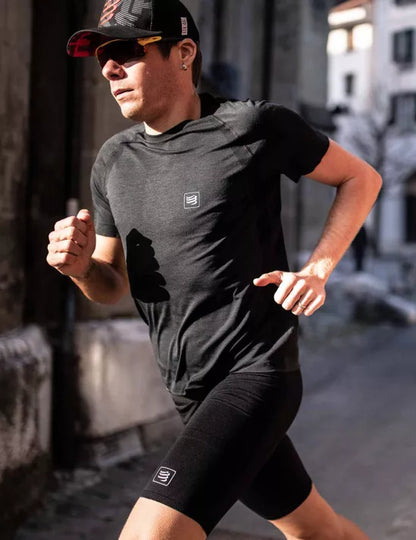 Compression Run Short - Black