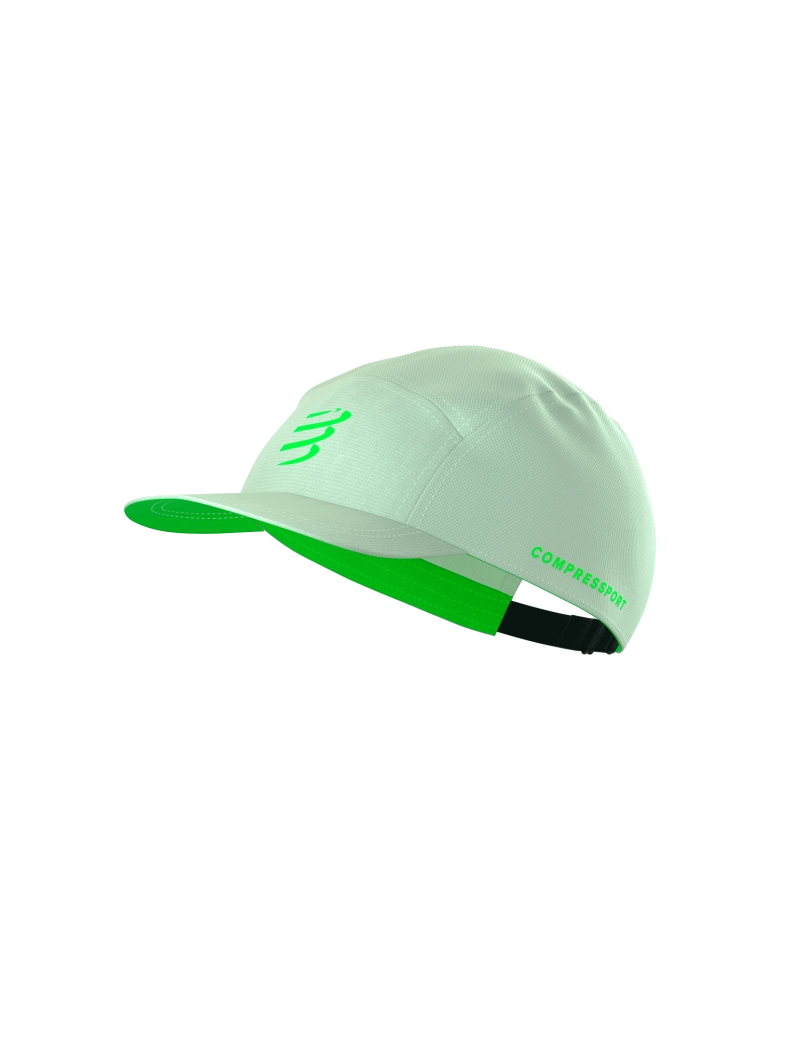 5 Panel Cap - Lime