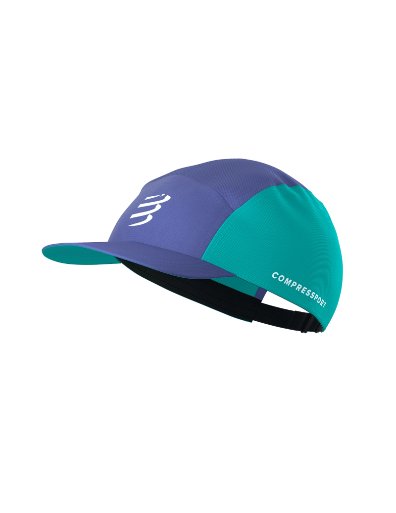 5 Panel Cap - Orient Blue/Pool Blue