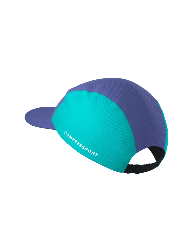 5 Panel Cap - Orient Blue/Pool Blue