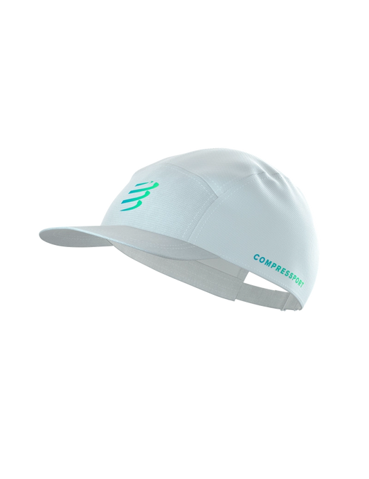 5 Panel Cap - Star / White/Blue-Green