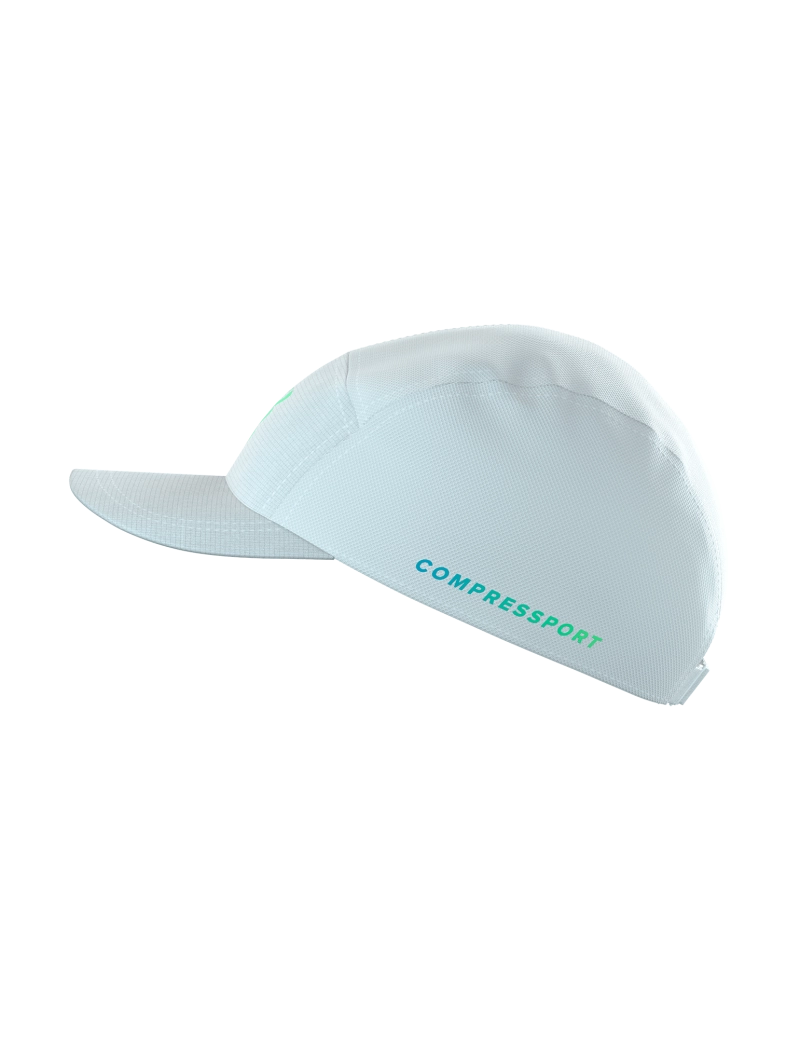 5 Panel Cap - Star / White/Blue-Green