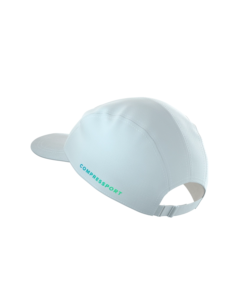 5 Panel Cap - Star / White/Blue-Green