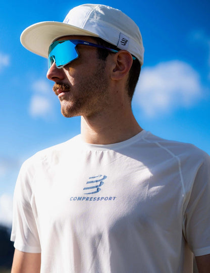 5 Panel Light Cap Stay Behind Star - White