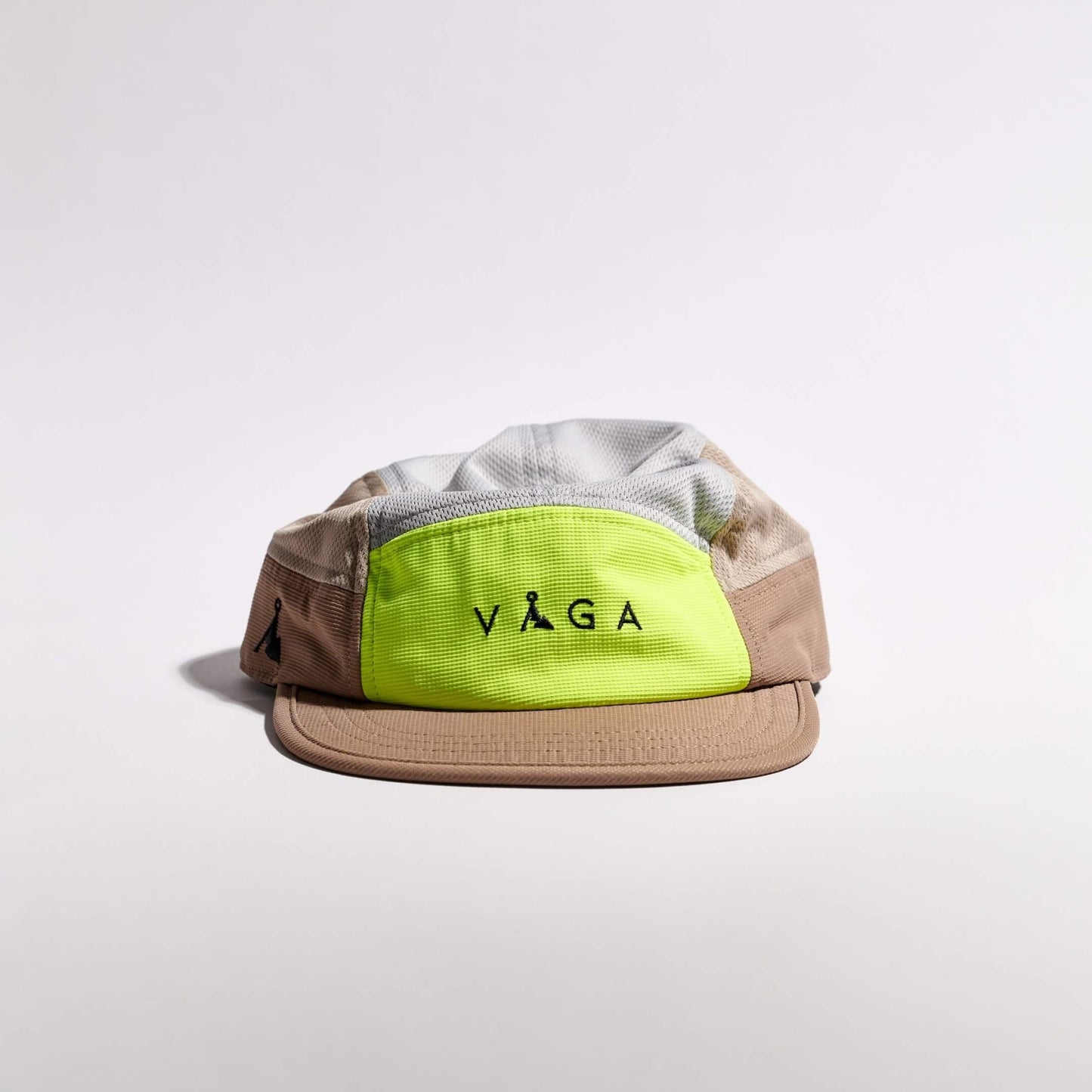 CLUB CAP - Taupe / Neon Yellow / Light Grey