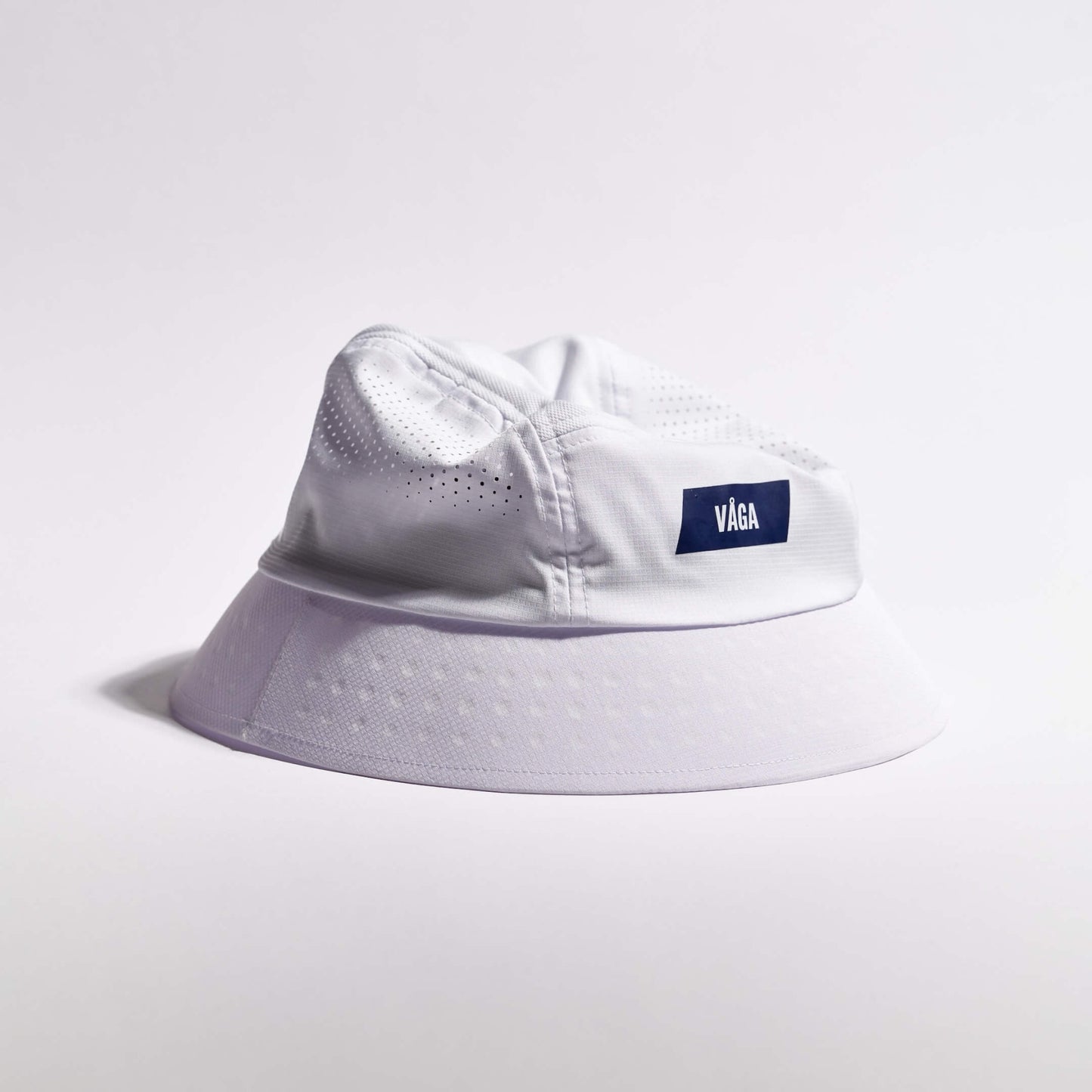 Feather Buck Hat - White