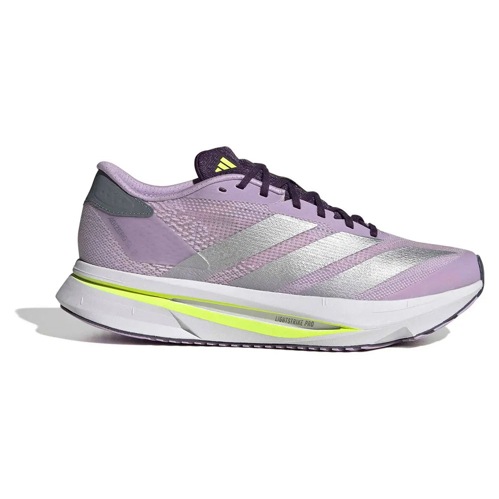 ADIZERO SL2 W Powder Plum / Silver Metallic / Solar Yellow