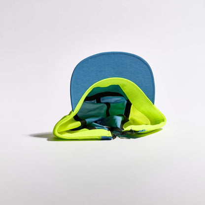 Mesh Flex Cap - Teal / Neon Yellow