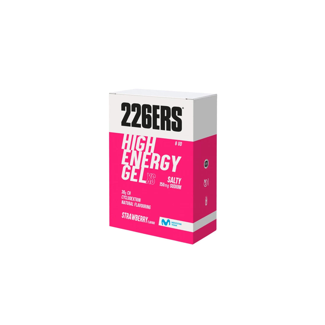 BOX - 8 HIGH ENERGY GEL XS 45g