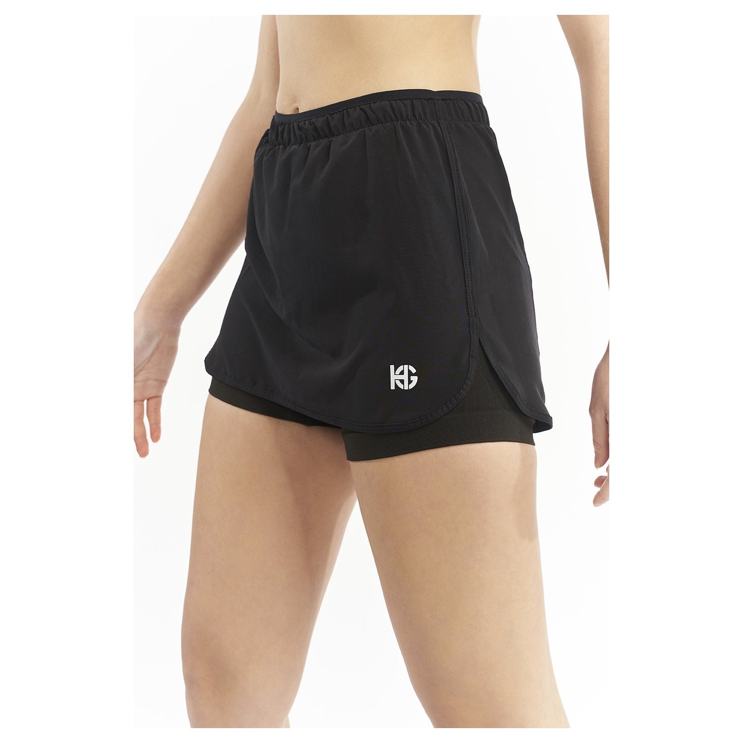 Naos Skirt With Compressive Short Pants Black