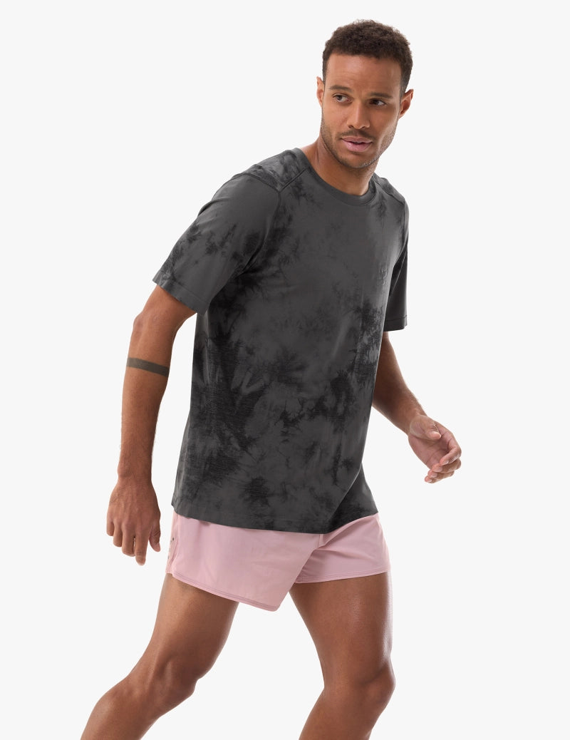 Performance SS Tshirt M - Eat My Dust! - Black Tie Dye