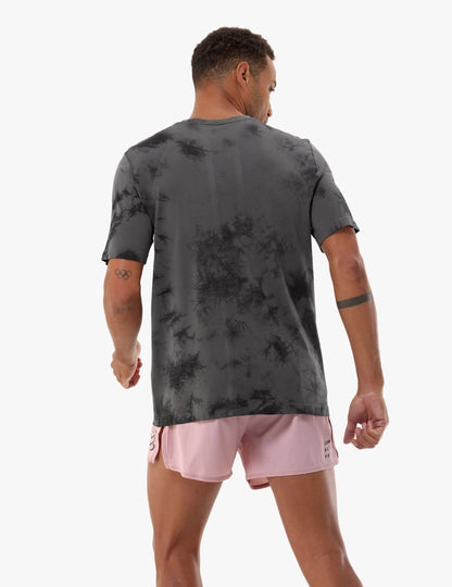 Performance SS Tshirt M - Eat My Dust! - Black Tie Dye