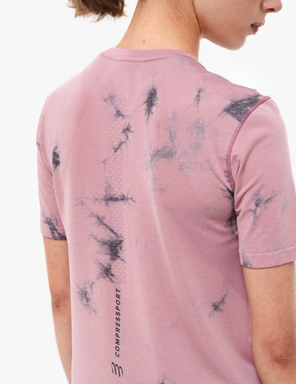 Performance SS Tshirt W - Eat My Dust! - Zephyr Tie Dye