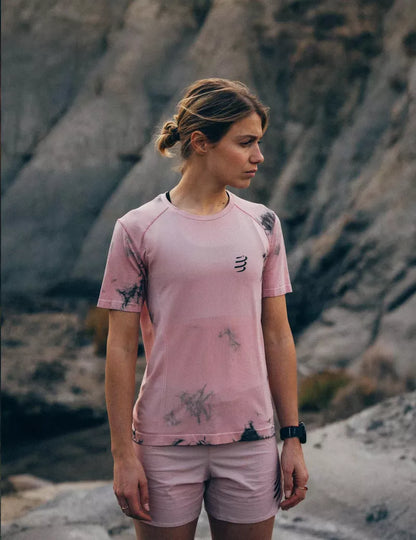 Performance SS Tshirt W - Eat My Dust! - Zephyr Tie Dye