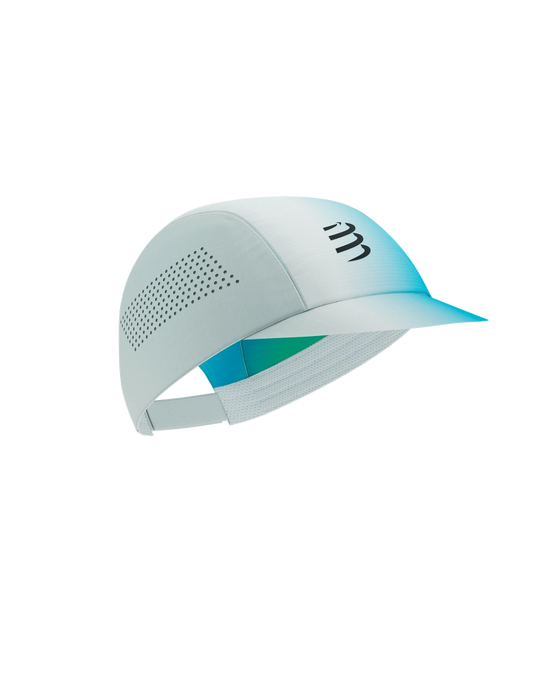 Pro Racing Cap - Star - White/BlueGreen