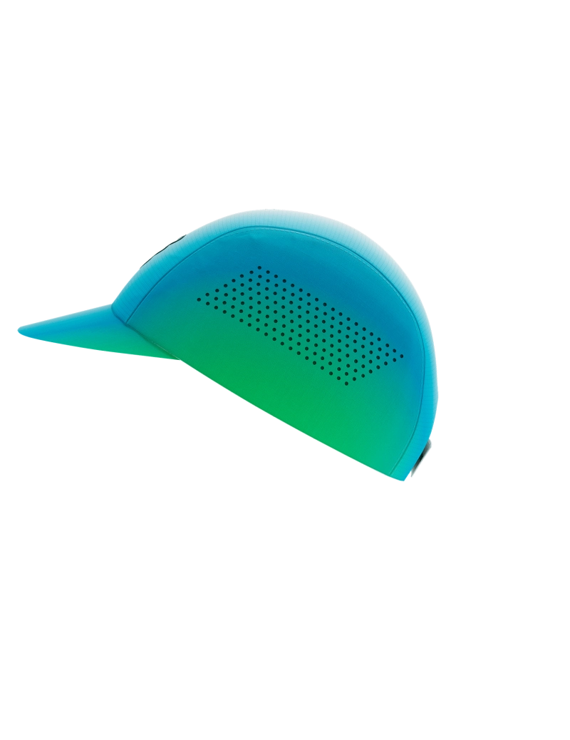 Pro Racing Cap - Star - White/BlueGreen