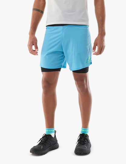 Trail Racing 2-In-1 Short - Norse Blue
