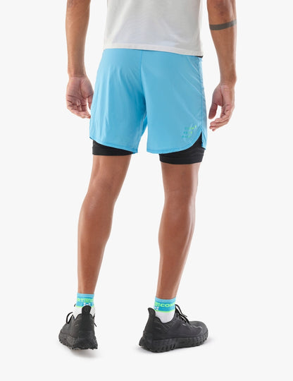 Trail Racing 2-In-1 Short - Norse Blue