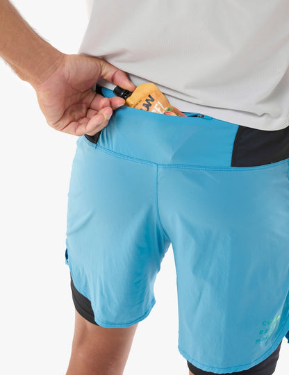 Trail Racing 2-In-1 Short - Norse Blue